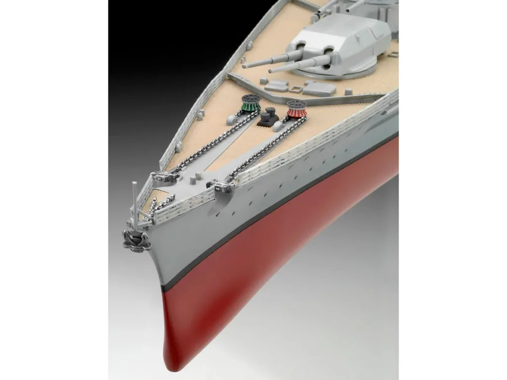Bismarck model kit in 1/350 scale
