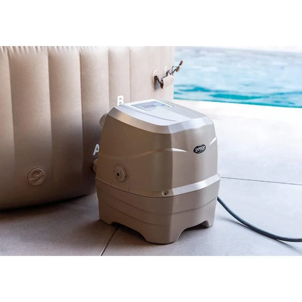 Inflatable Jacuzzi Purespa | 4-seater | Ø196 cm | PVC | Beige