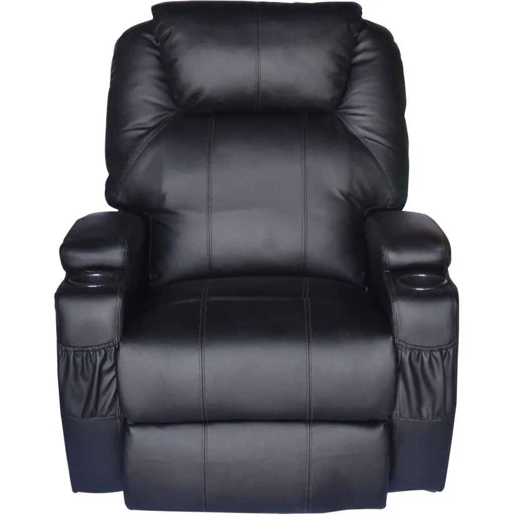 TV armchair with massage and heat function