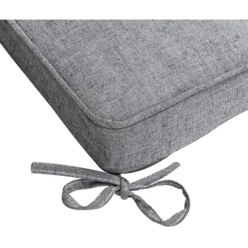 Lounger cushion - mottled grey - 186x42x5 cm