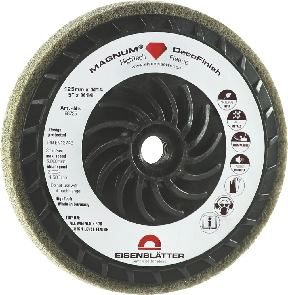 MAGNUM DecoFinish grinding disc 125 mm x M14 thread