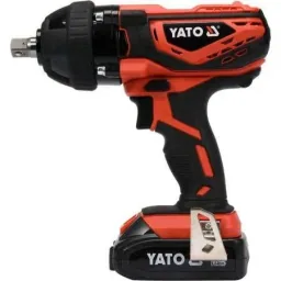 Cordless impact wrench with sockets including case, battery and charger - 18V - 300Nm