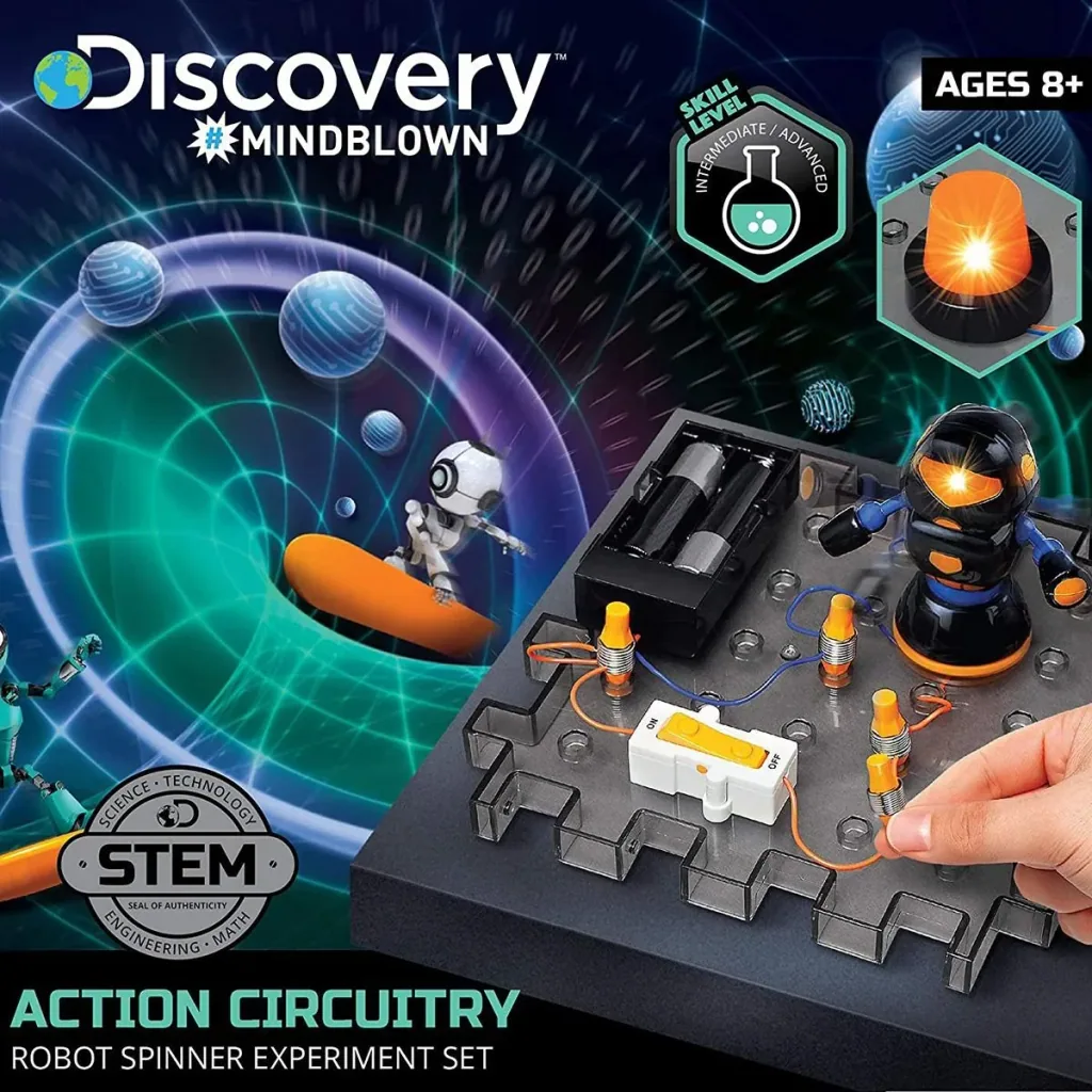 Discovery Mindblow - Electronic Circuit Experiment - Robot Spinner