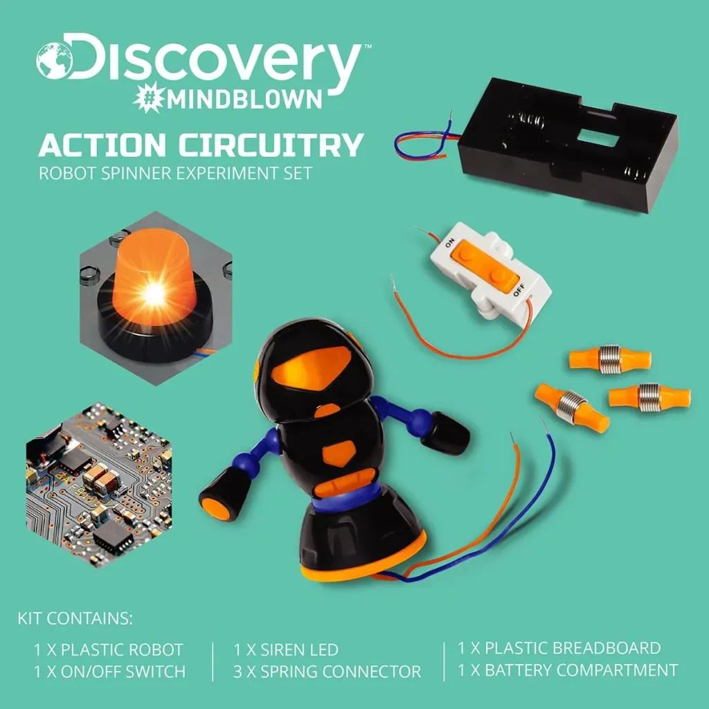 Discovery Mindblow - Electronic Circuit Experiment - Robot Spinner