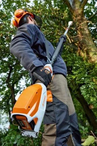 Cordless pole pruner HTA 86, basic unit without battery and charger