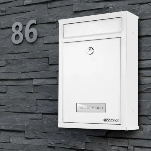 mailbox white 32x22x9cm