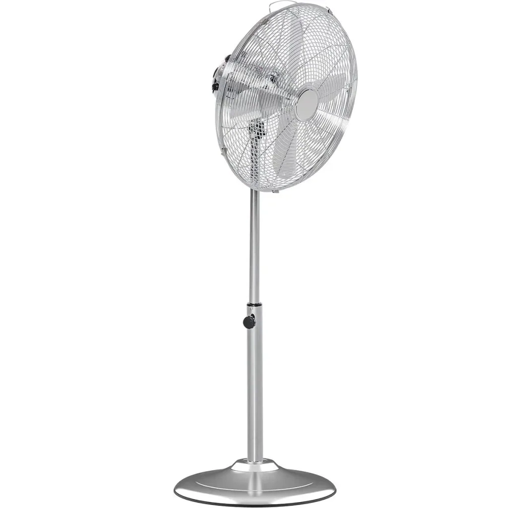 Pedestal fan with 3 speed levels silver