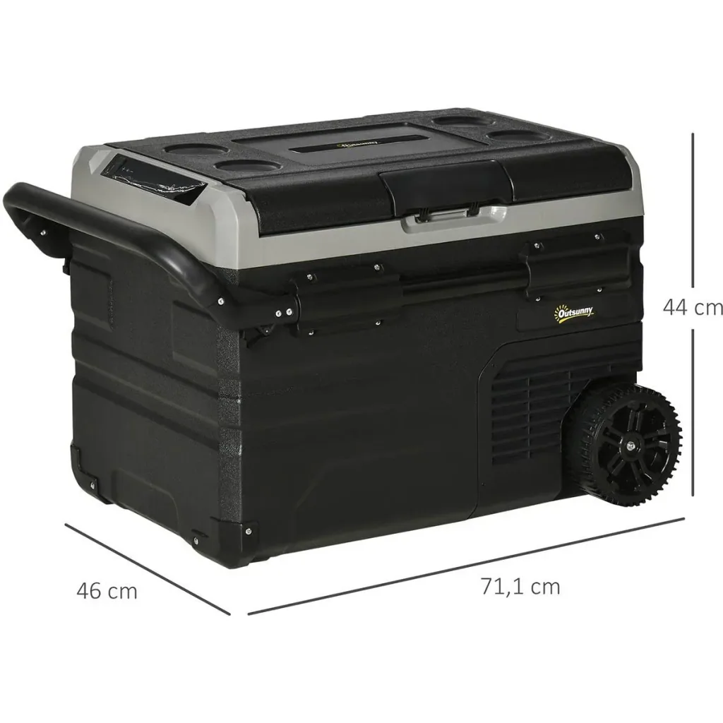 Electric cool box - for car - 40 liters - with LED