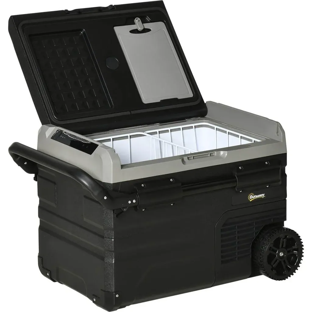 Electric cool box - for car - 40 liters - with LED