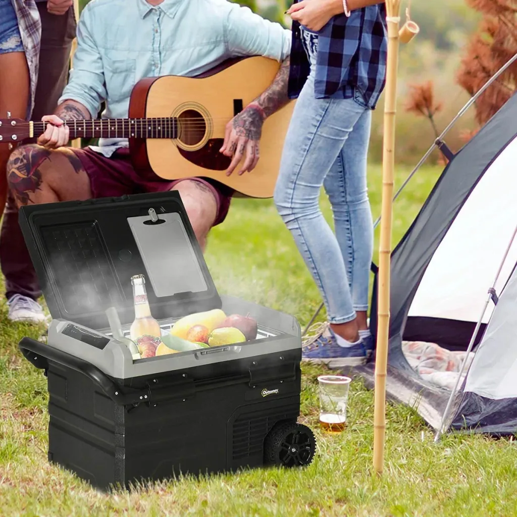 Electric cool box - for car - 40 liters - with LED