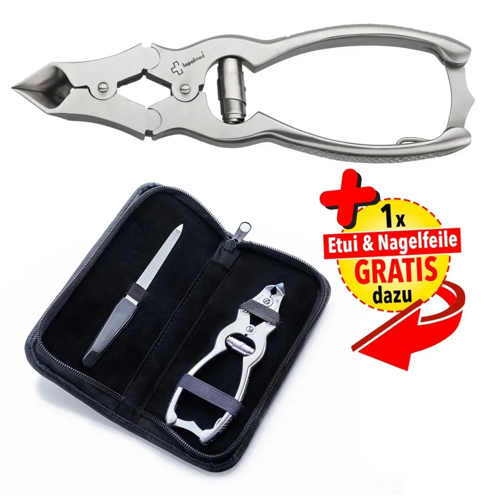 Nail nippers head cutter with double gear including accessories