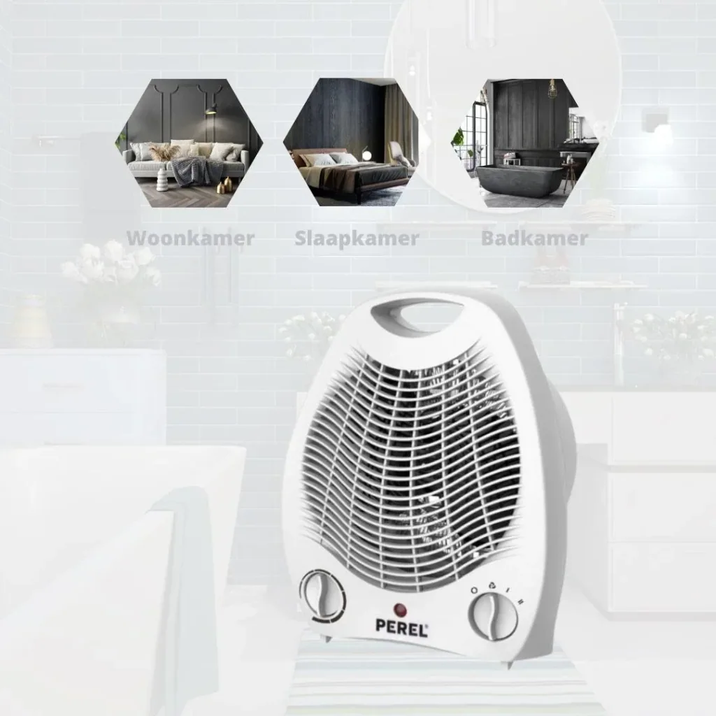 Electric bathroom radiator - 2000W - White - Up to 22m²