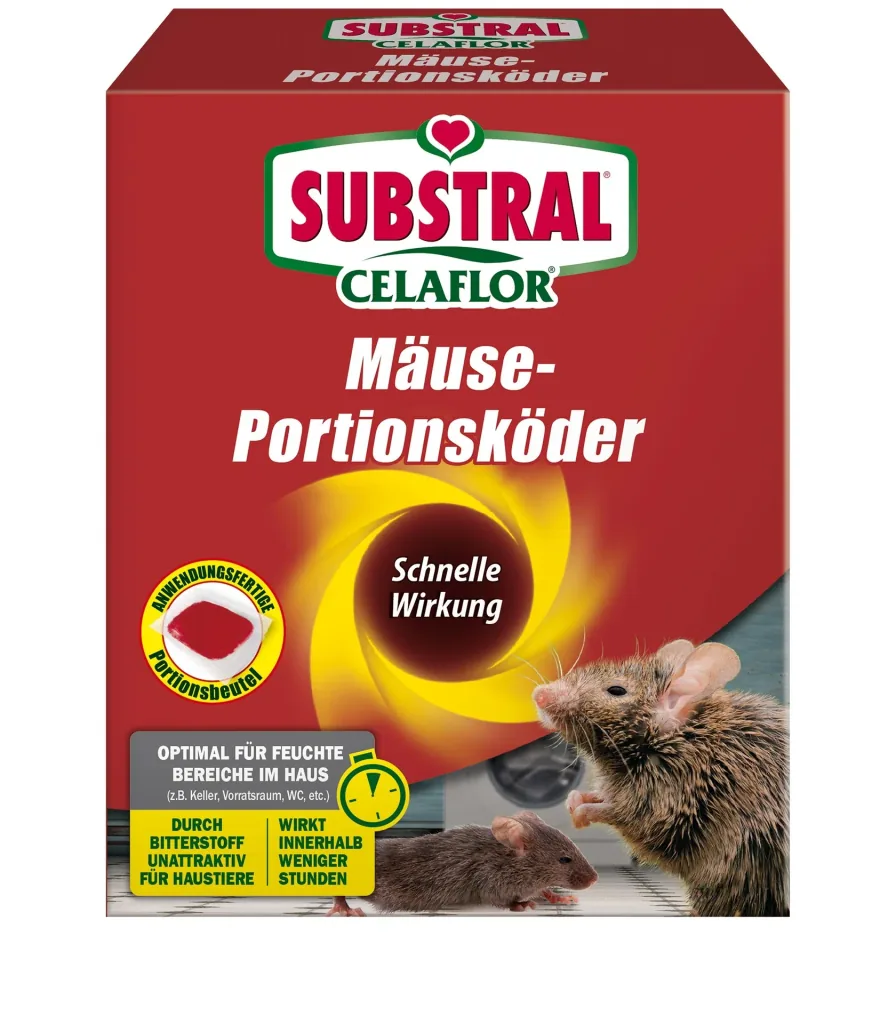 Mouse portion bait - 200 g