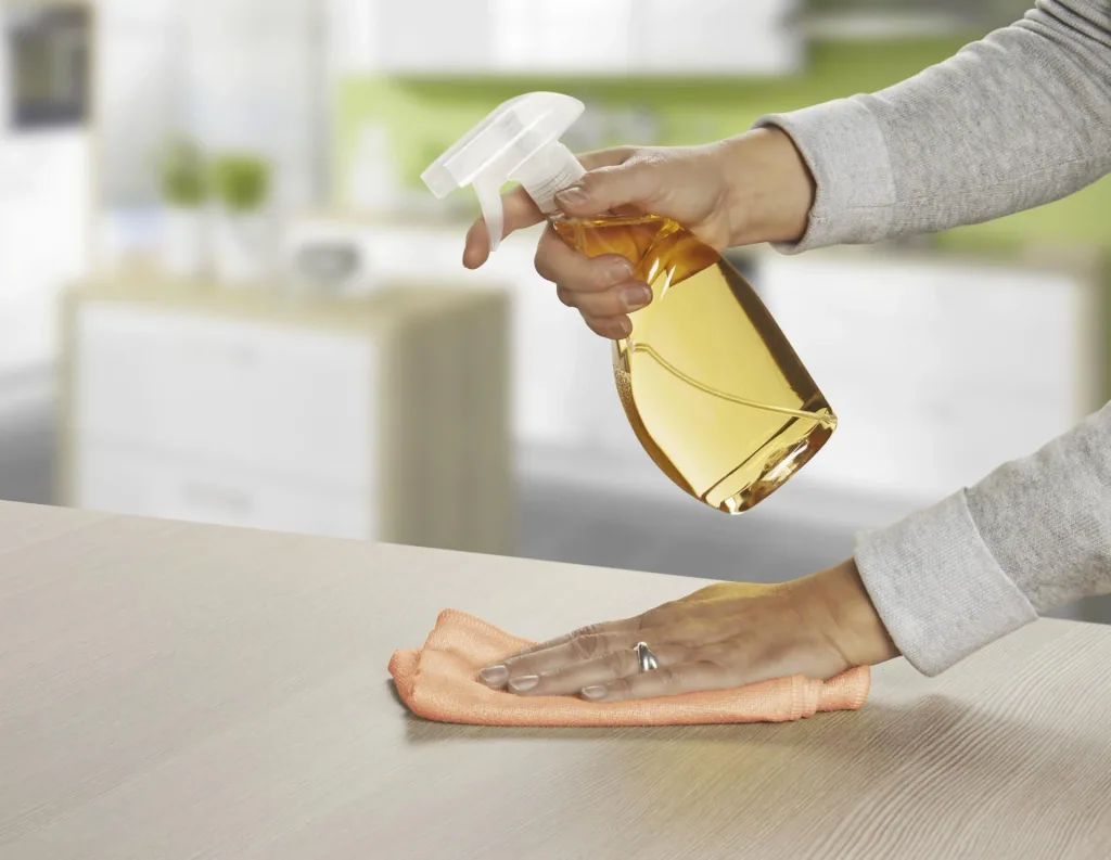 Orange cleaner, 2 x 750 ml including spray bottle and microfiber cloth