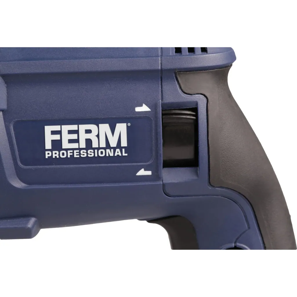 HDM1038P hammer drill 800W - soft grip - 4 functions - Incl. 3 SDS Plus drill heads and 2 SDS Plus tool heads with
