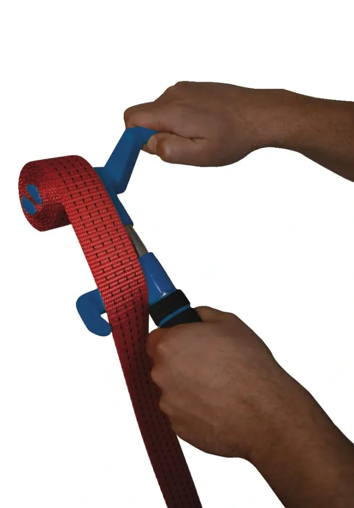Belt winder for tensioning and lashing straps