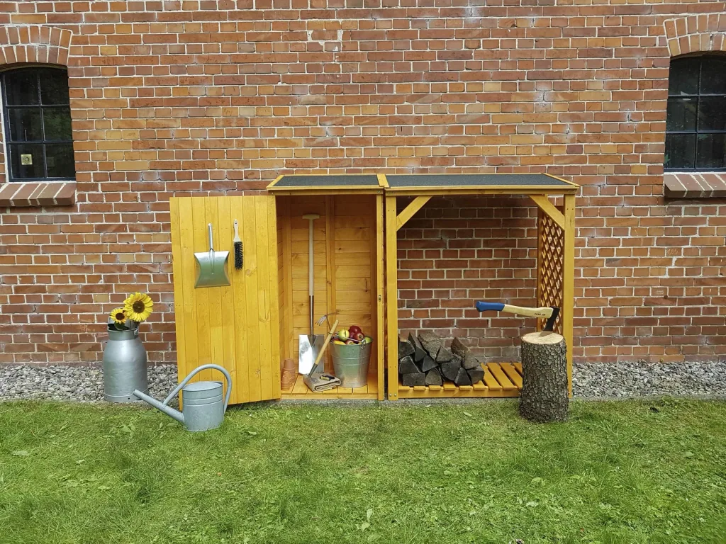 Firewood combination "Speyer", honey brown