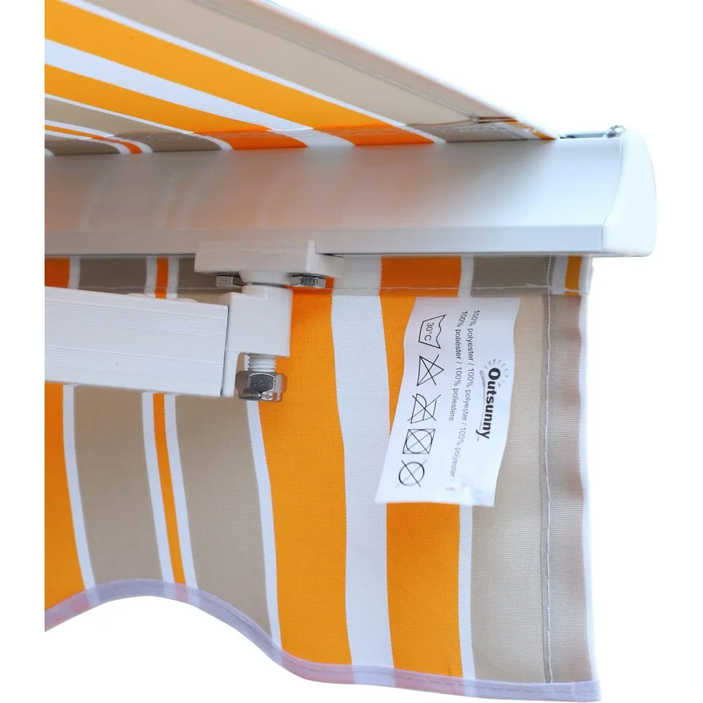 Articulated arm awning