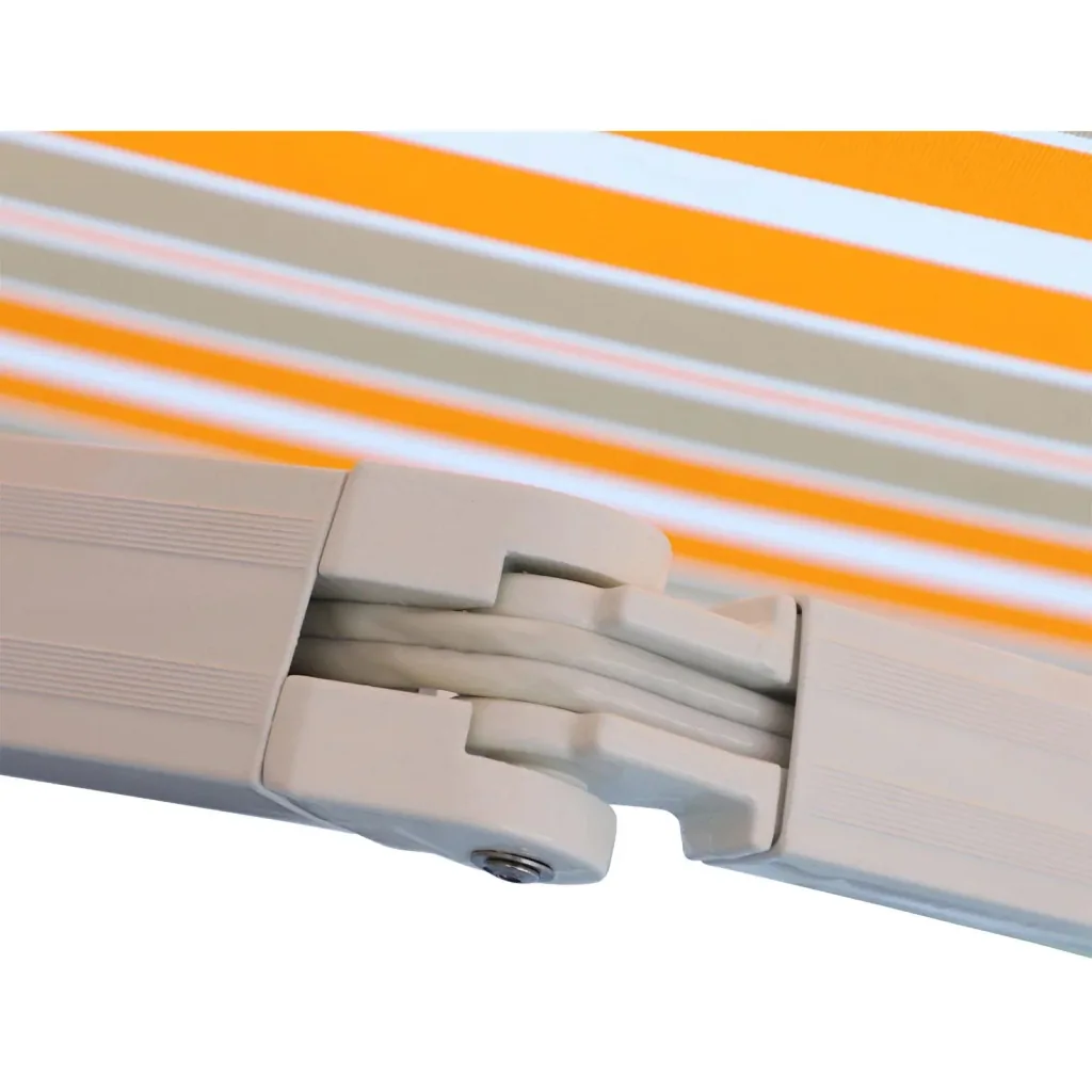 Articulated arm awning