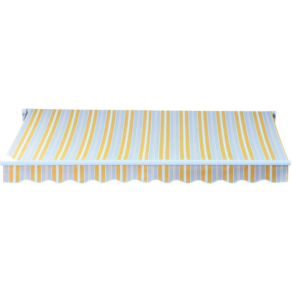 Articulated arm awning