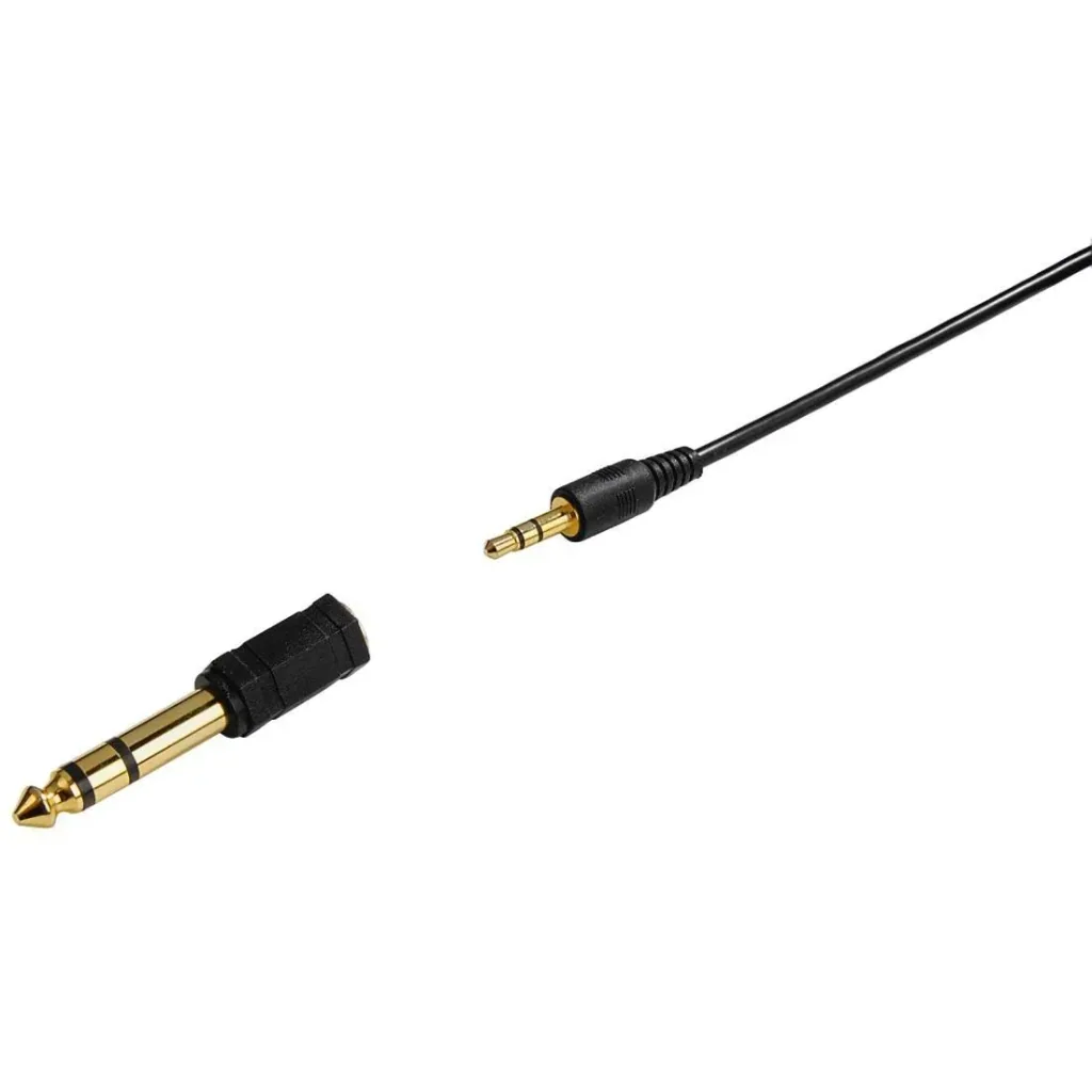 Over-ear stereo headphones Basic4TV with volume control on the cable