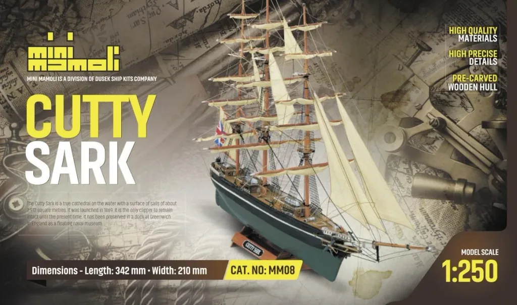 Cutty Sark kit 1:250