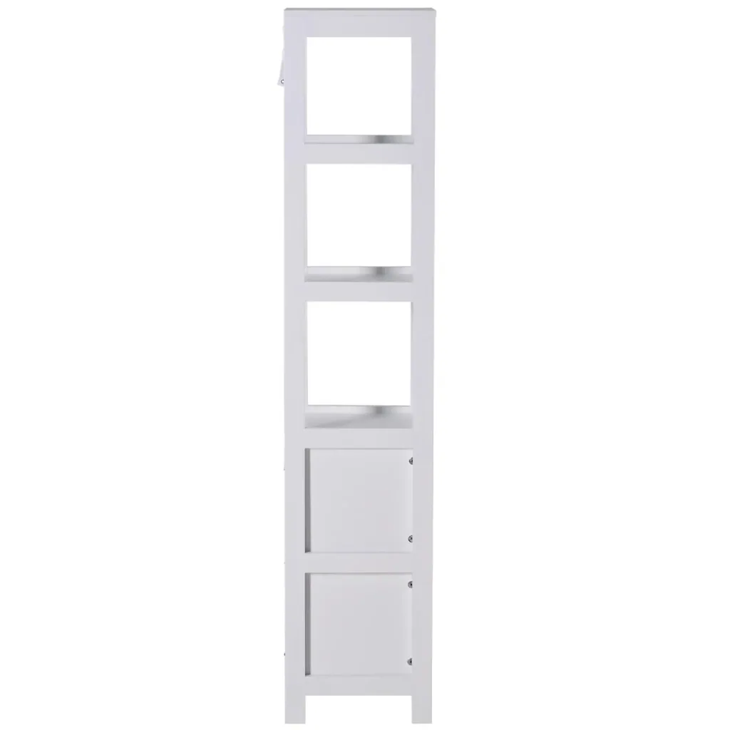 Cabinet with 2 drawers and 3 open shelves