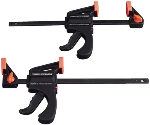 One-hand clamping/spreading clamp set
