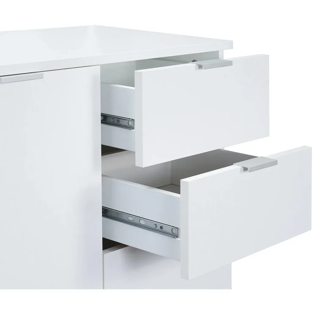 Sideboard Alba | Drawer cabinet | White with