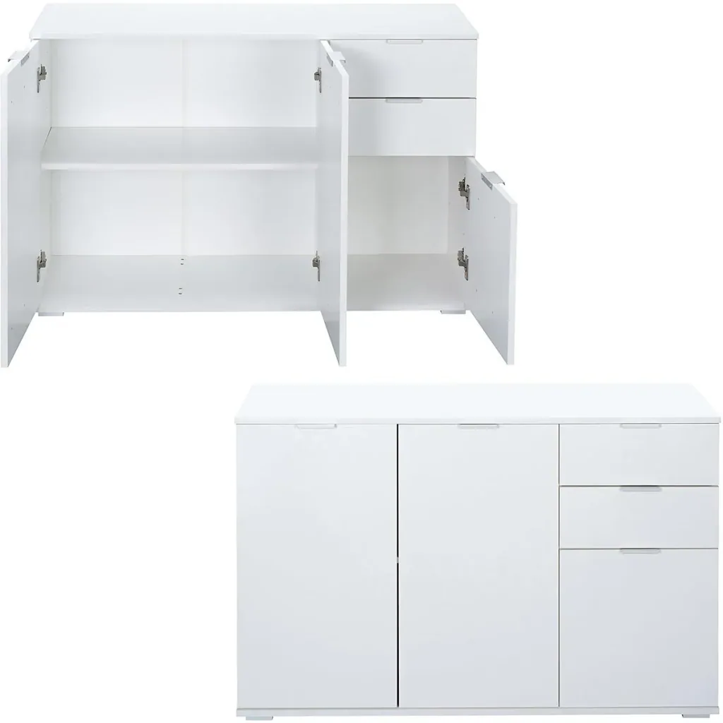 Sideboard Alba | Drawer cabinet | White with