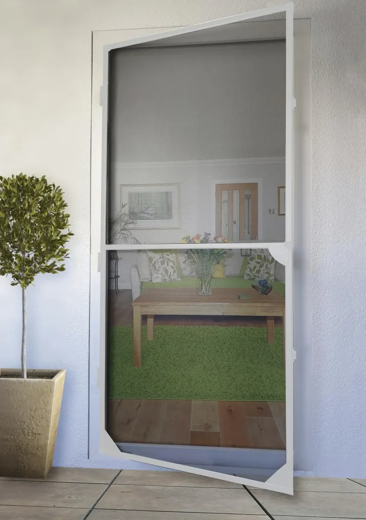 Insect screen door Light 100 x 215 cm, white