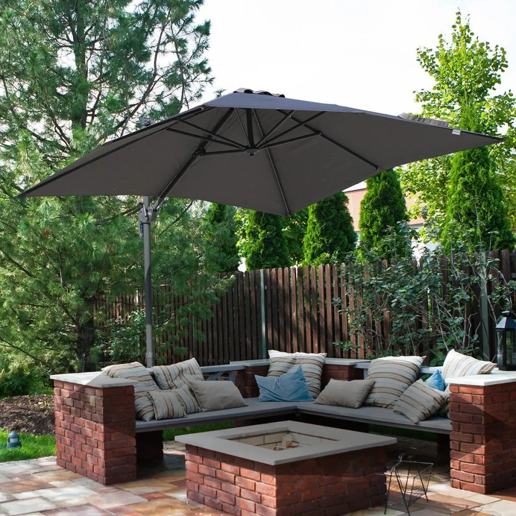 Parasol 245 x 245 cm crank