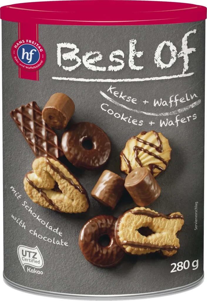 Best of Cookies and Waffles Tin, Set of 2, 2 x 280 g