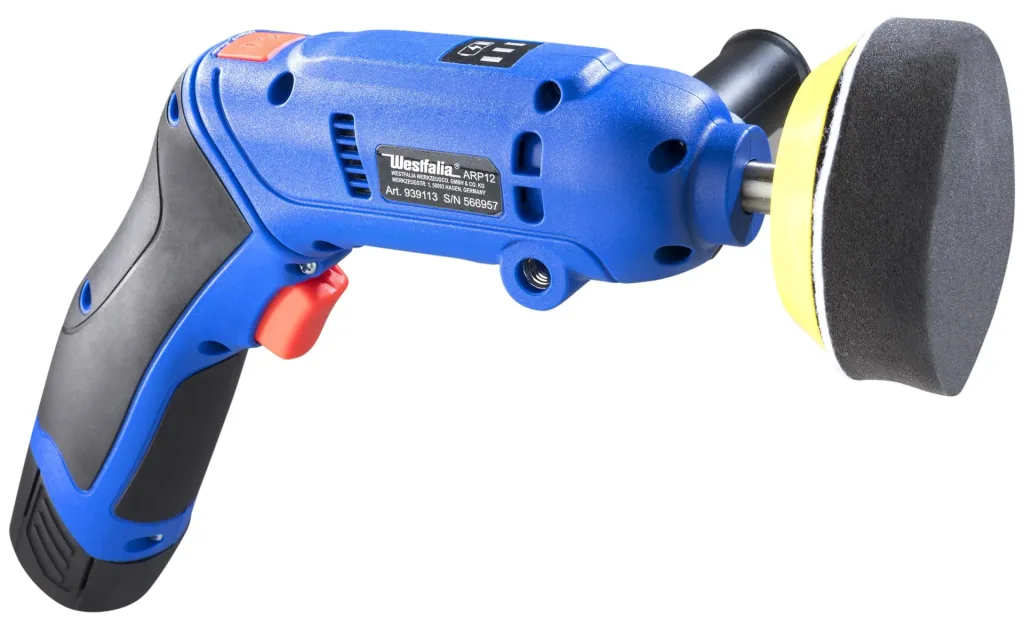 10.8 Volt Cordless Polishing Machine Rotation - including accessories and bag