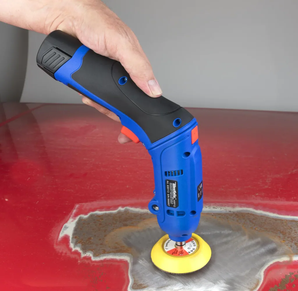 10.8 Volt Cordless Polishing Machine Rotation - including accessories and bag