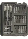 Drill and bit set 122 pieces in a case