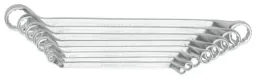 Double ring spanner set SW6-22 mm 8-piece