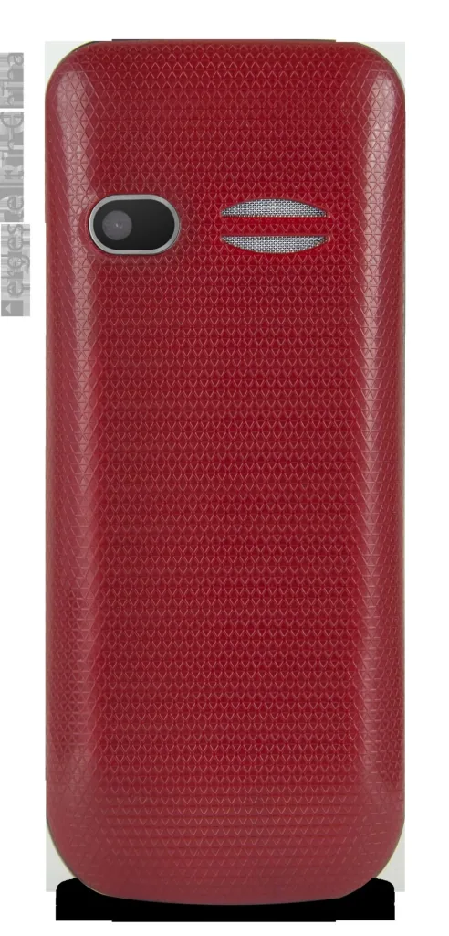 Mobile phone SC 230 red with dual SIM, Bluetooth, flashlight, color display, hands-free function