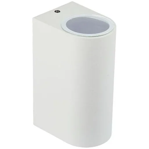 VT-7652RD Outdoor wall light Up/Down - GU10 - white - IP44