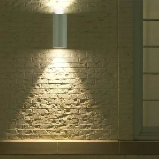 VT-7652RD Outdoor wall light Up/Down - GU10 - white - IP44