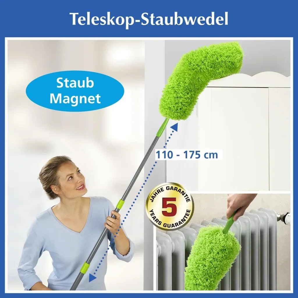 Telescopic feather duster