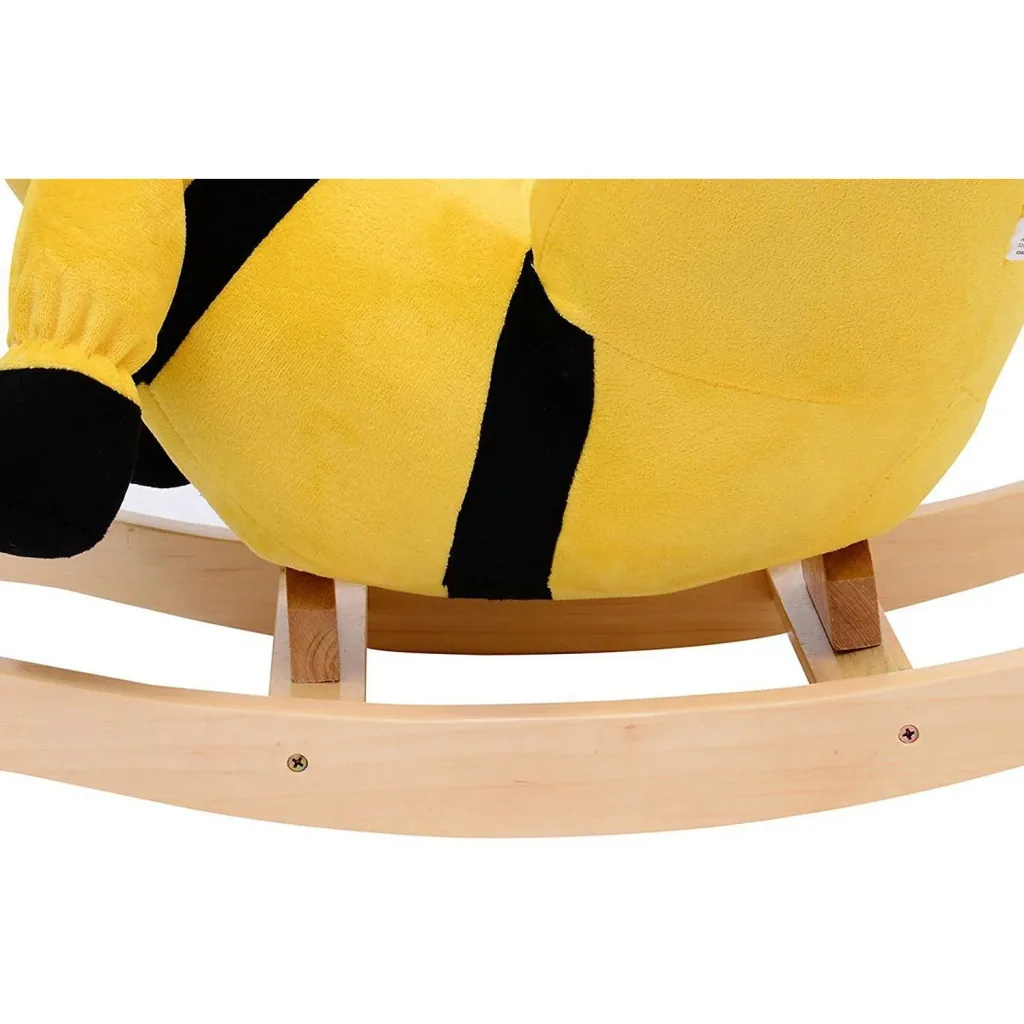 Children's rocking seesaw as a bee