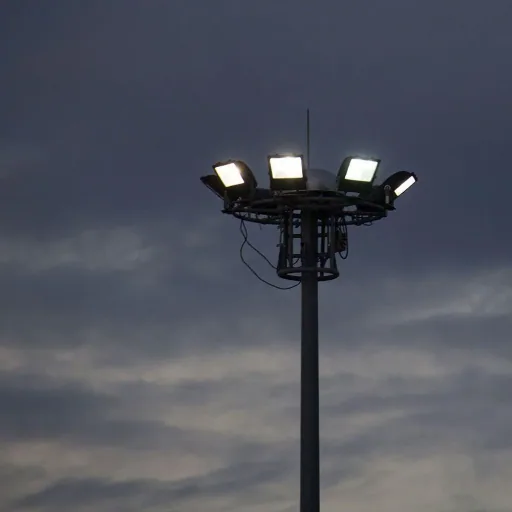 VT-4961 LED floodlight - 50 W - 8000 Lm - 4000 K - black