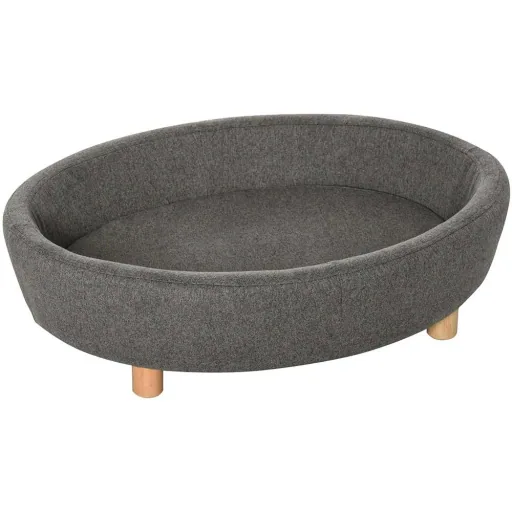Pet sofa for dogs and cats, dark grey