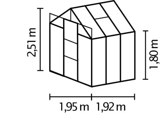 Greenhouse Flora 3800 HKP 4 mm
