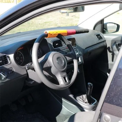 Steering wheel lock baseball bat