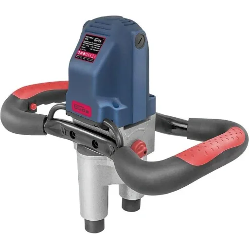 GRW 1800 2 Twin Mixers for Concrete, Mortar and Paint - 1800 Watt - 230V