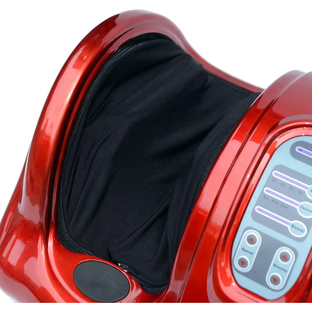 Foot massager reflexology massage with remote control red