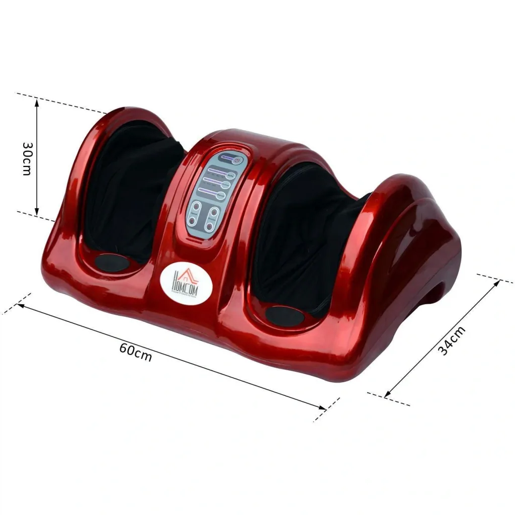 Foot massager reflexology massage with remote control red