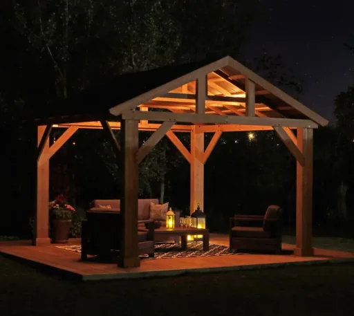 Westmann houten paviljoen Yukon, 14x12